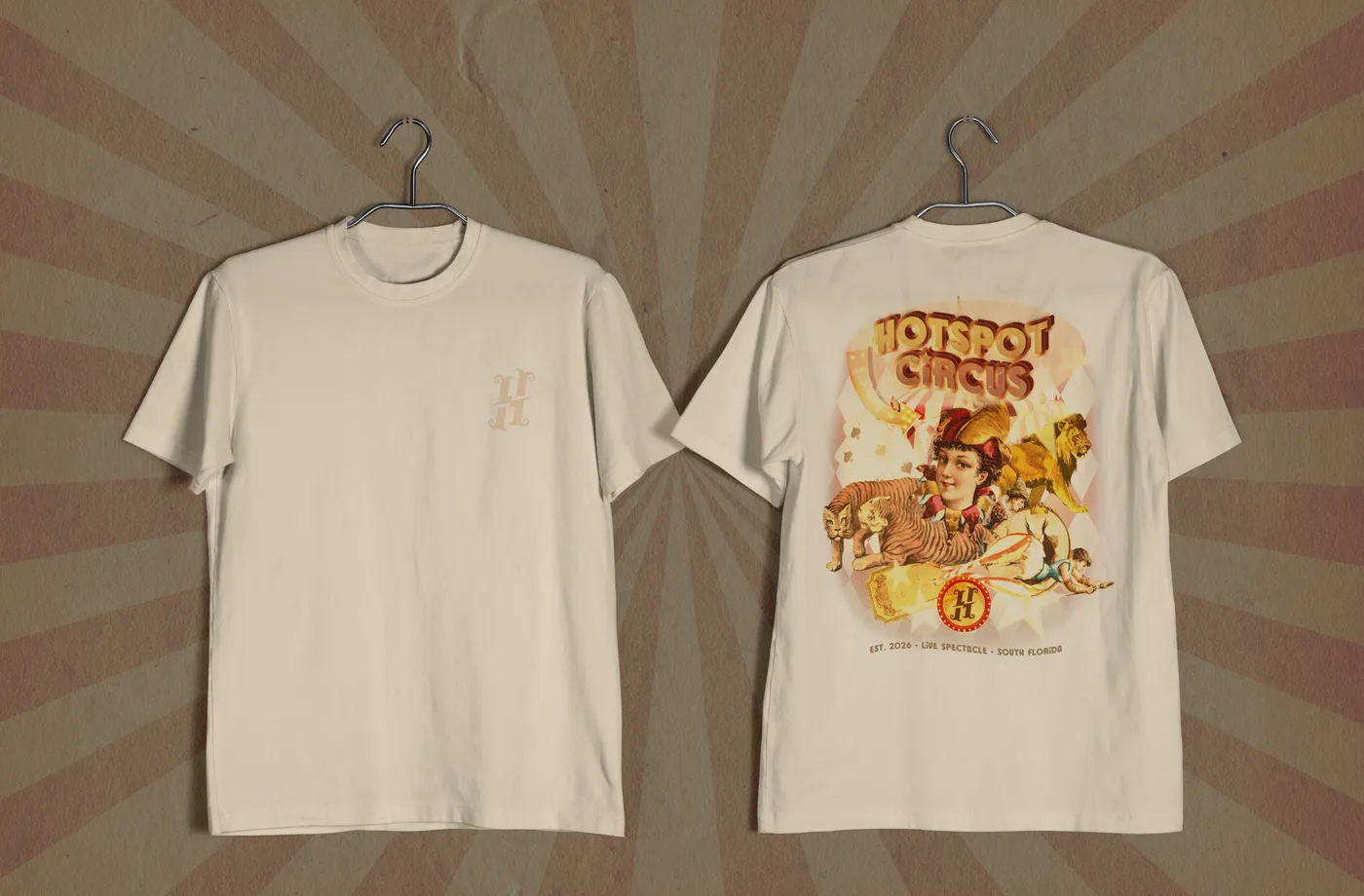 Hotspot Tee, front and back